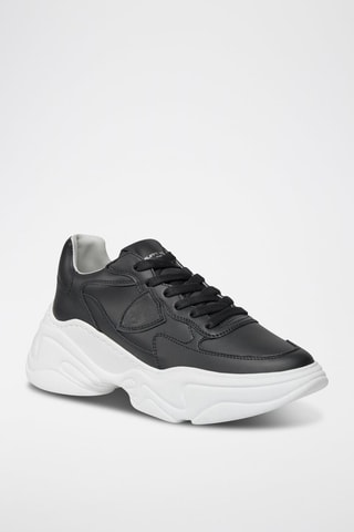 Leren Sneakers - Zwart