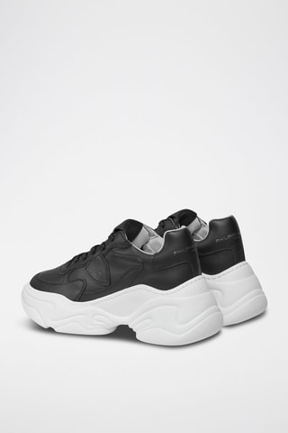 Leren Sneakers - Zwart