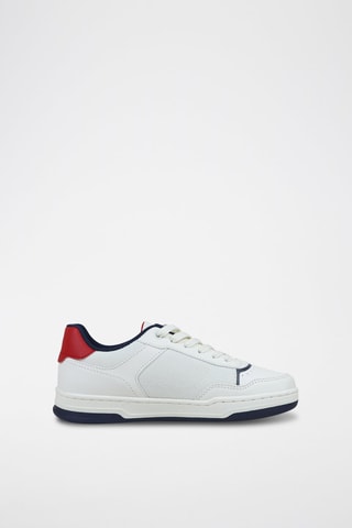 Sneakers John SR - Ecru en Marineblauw