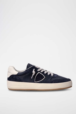 Sneakers - Marineblauw en Wit