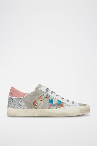 Leren Sneakers - Grijs