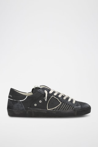 Geitenleren Sneakers - Zwart