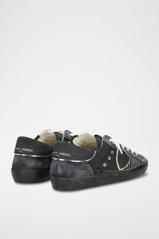 Geitenleren Sneakers - Zwart