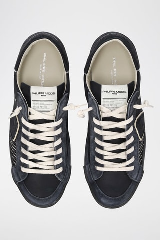 Geitenleren Sneakers - Zwart