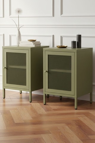 Table de chevet - kaki