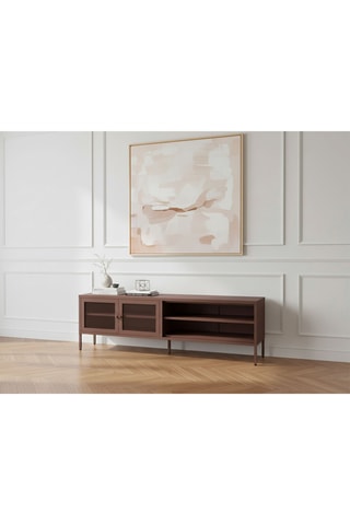Meuble TV 2 portes - 160 x 35 x 50 cm