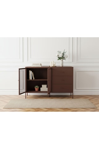 Buffet 2 portes - 140 x 40 x 90 cm