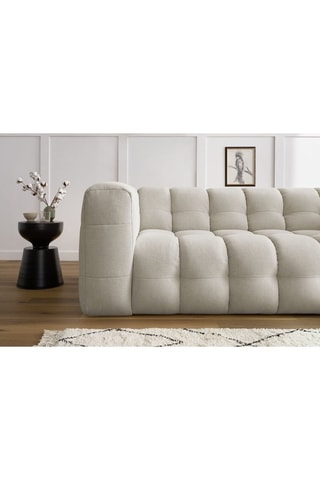 Canapé Cloud - Beige - 3 places - En polyester