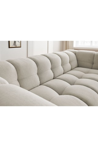Canapé Cloud - Beige - 3 places - En polyester
