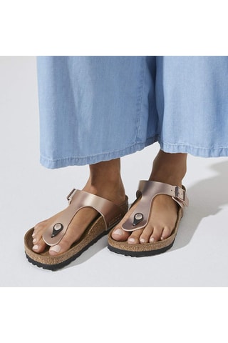 Sandales Gizeh - Rose métallisé - Normale
