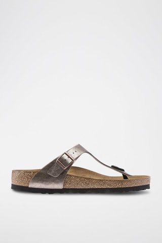 Sandales Gizeh - Taupe métallisé - Normale