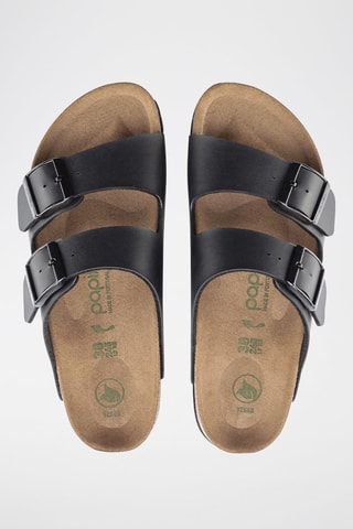Mules plateformes Arizona Vegan - Noir - Etroite