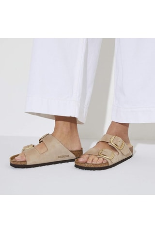 Mules en cuir Arizona - Beige - Etroite