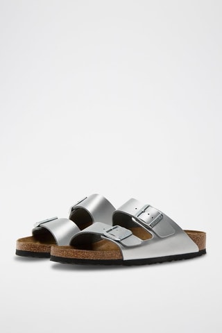 Mules Arizona - Argenté - Etroite