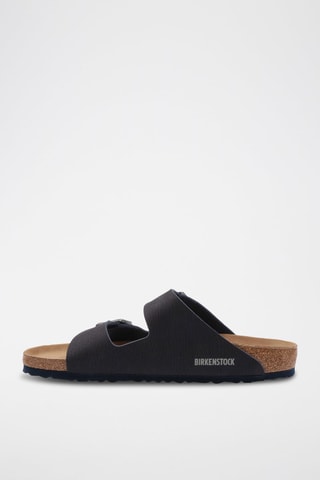 Mules en cuir Arizona - Bleu marine - Etroite