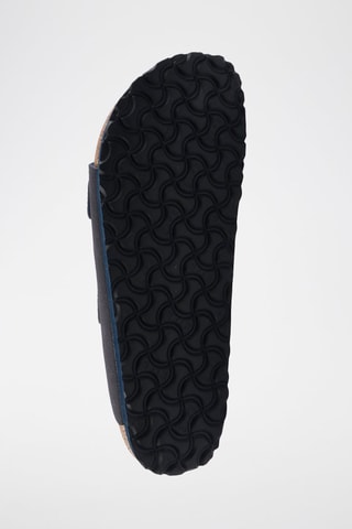 Mules en cuir Arizona - Bleu marine - Etroite