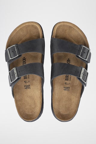 Mules en cuir Arizona Adventure - Noir - Normale