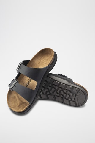 Mules en cuir Arizona Adventure - Noir - Normale