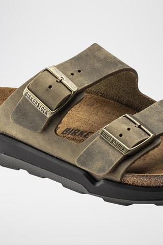 Mules en cuir Arizona Adventure- Kaki - Normale