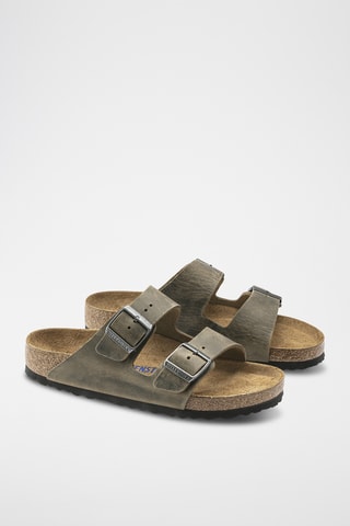 Mules en cuir Arizona - Kaki - Normale