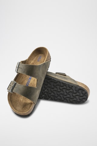 Mules en cuir Arizona - Kaki - Normale