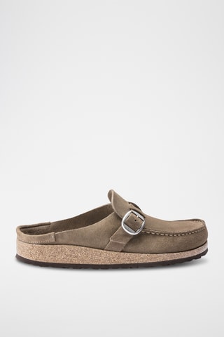 Sabots en cuir suédé Buckley - Marron - Etroite