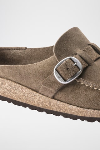 Sabots en cuir suédé Buckley - Marron - Etroite