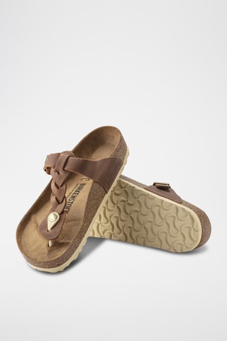 Sandales en cuir Gizeh - Marron - Normale