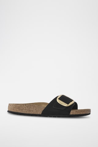 Mules en nubuck Madrid - Noir - Etroite