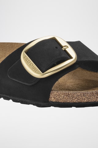 Mules en nubuck Madrid - Noir - Etroite