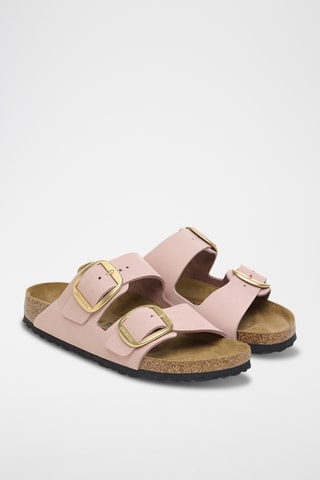 Mules en cuir Arizona - Rose - Etroite