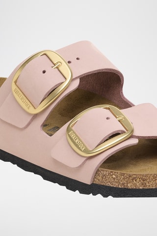 Mules en cuir Arizona - Rose - Etroite