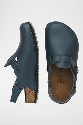 Sabots en cuir Tokyo - Bleu foncé - Normale