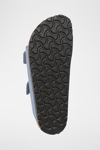 Mules en cuir Arizona - Bleu - Etroite