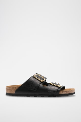 Mules en cuir Arizona - Noir - Etroite