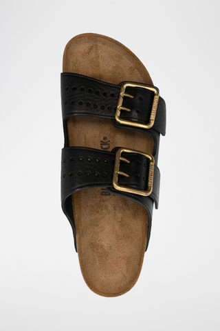 Mules en cuir Arizona - Noir - Etroite