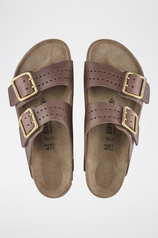 Mules en cuir Arizona - Marron - Etroite