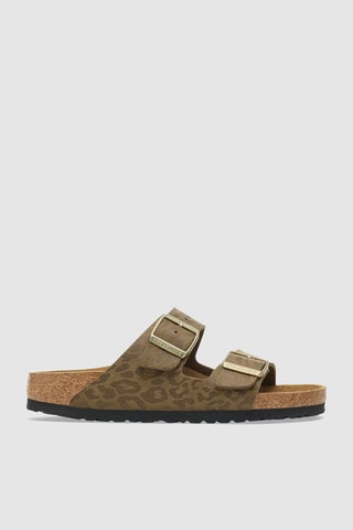 Mules en nubuck Arizona - Kaki - Etroite