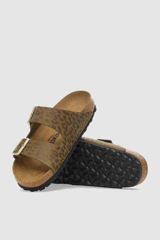 Mules en nubuck Arizona - Kaki - Etroite