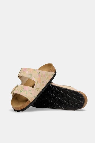 Mules en nubuck Arizona - Beige - Etroite