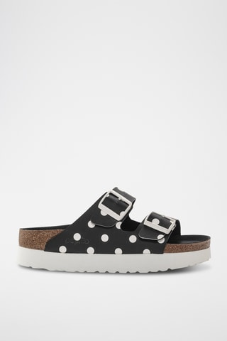 Mules plateformes Arizona - Noir - Etroite