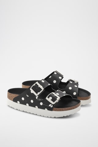 Mules plateformes Arizona - Noir - Etroite