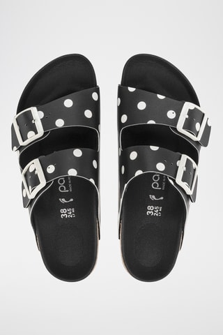 Mules plateformes Arizona - Noir - Etroite