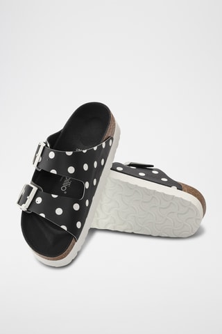 Mules plateformes Arizona - Noir - Etroite