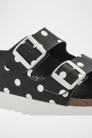 Mules plateformes Arizona - Noir - Etroite