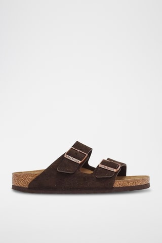 Mules en cuir Arizona - Marron - Etroite