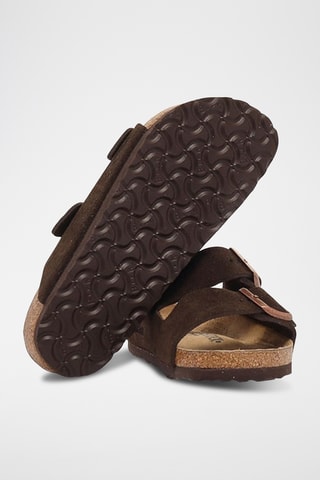 Mules en cuir Arizona - Marron - Etroite