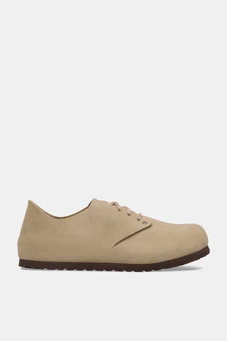 Derbys en nubuck Maine - Taupe - Etroite
