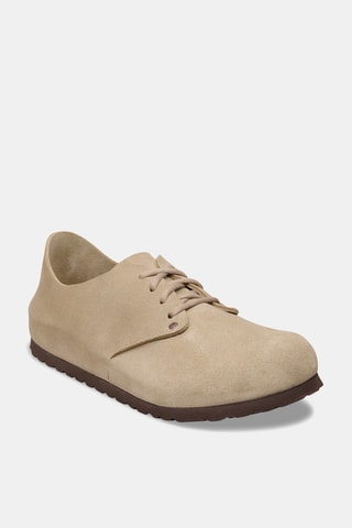 Derbys en nubuck Maine - Taupe - Etroite