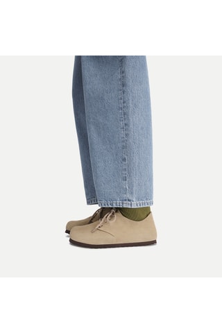 Derbys en nubuck Maine - Taupe - Etroite